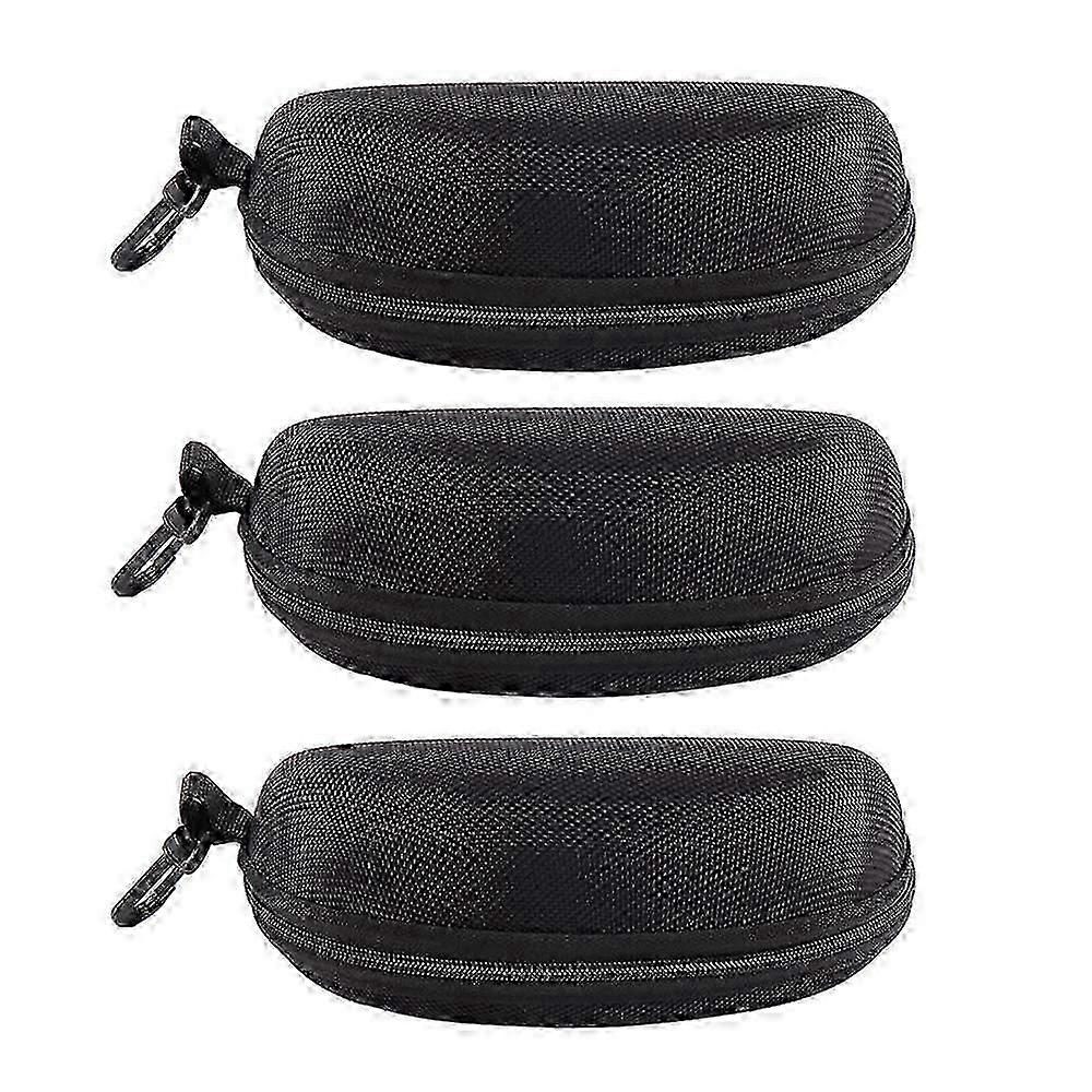 3 piece zipped sunglasses glasses case
