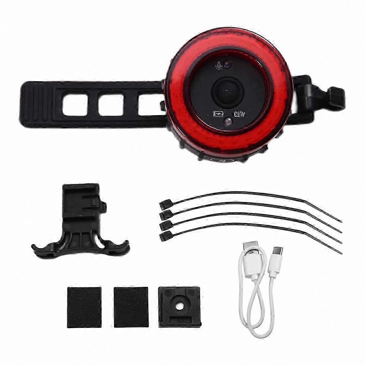 Intelligent Bicycle Taillight with Large Aperture Seat Post Mount and Smart Braking Feature