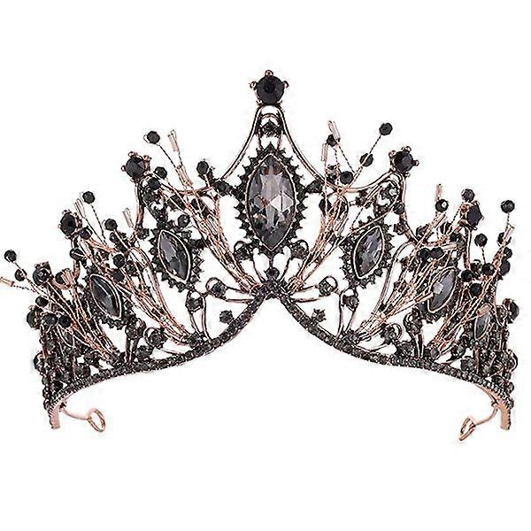 Gothic Queen Crown, 1-piece Set, Unique Design in Alloy Material