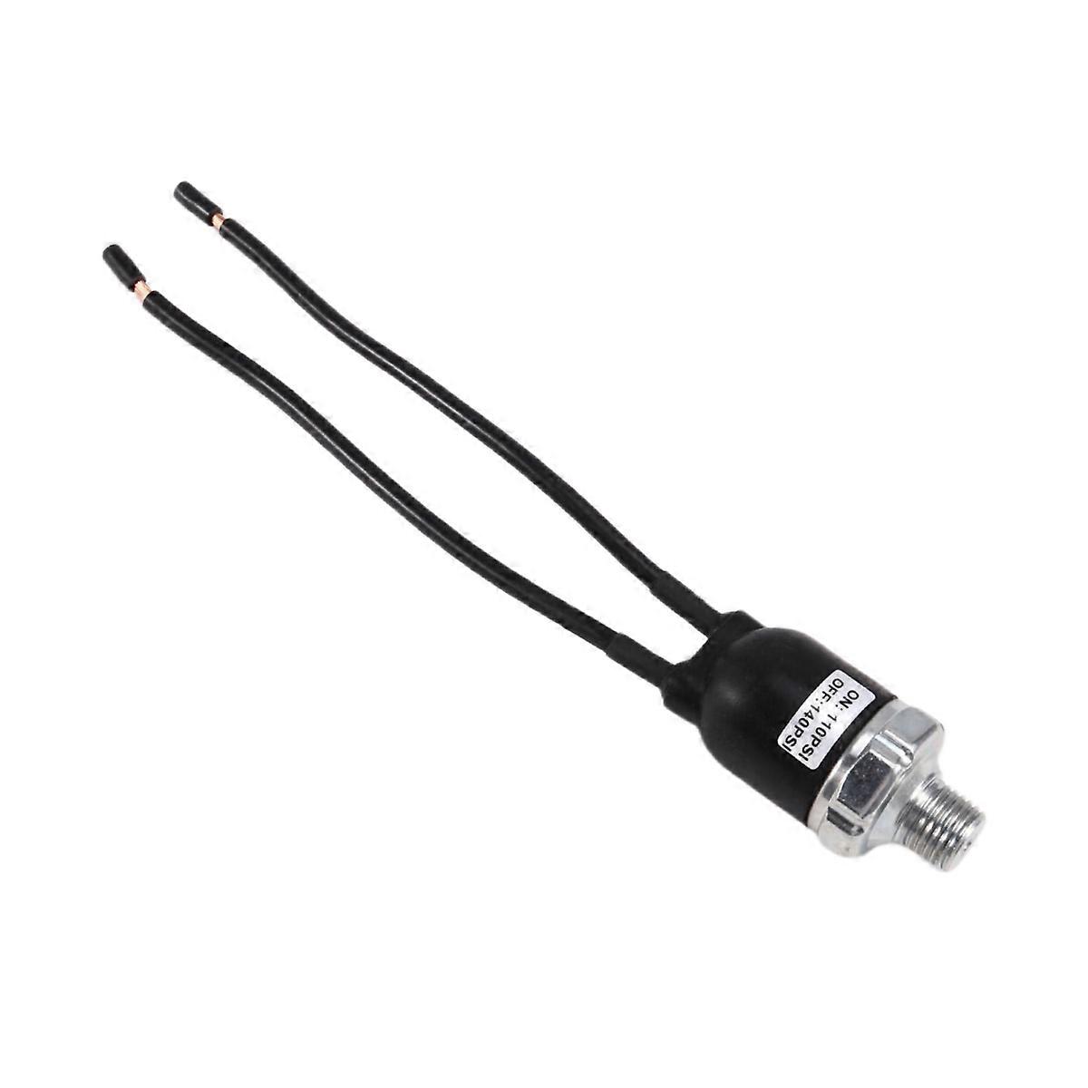 Air Compressor Pressure Switch with 12AWG Wires 12V 20A 1/4 NPT, 110-140PSI