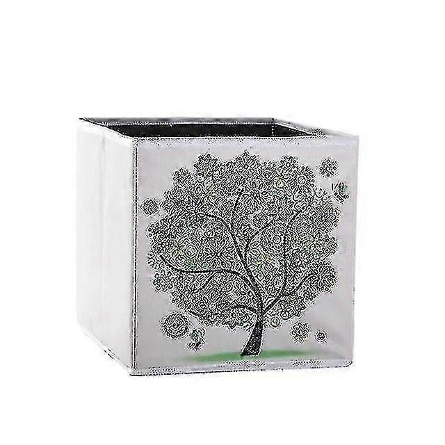 Diaper Organizers Diy Diamond Painting Storage Box Special Shaped Diamond Mosaic Household Items Green