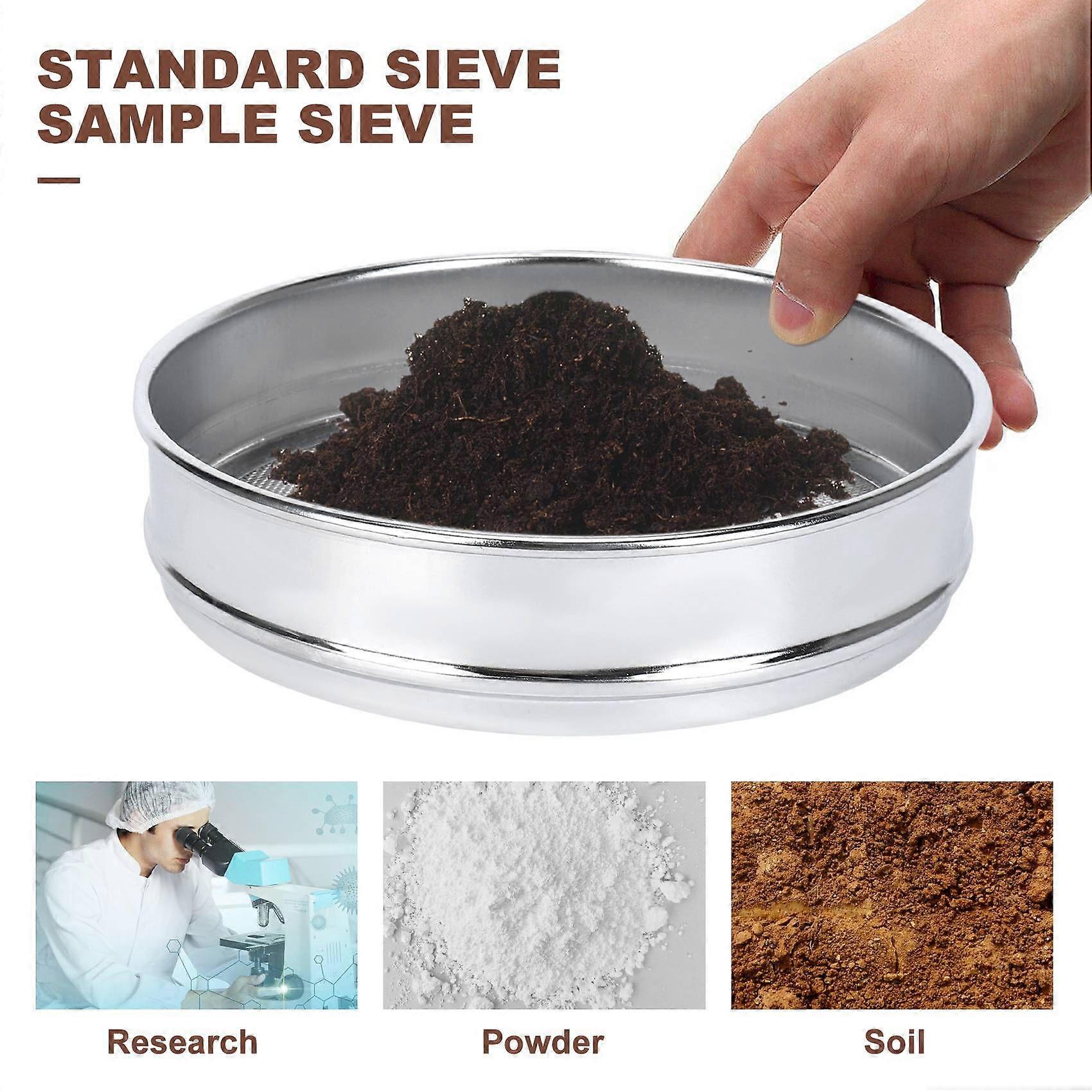Heavy Duty Garden Riddle Sieve Mesh Soil Sift Compost Seed Tray Tool-18 (1mm)