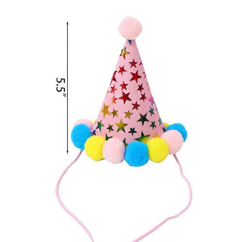 Printed Cartoon Triangle Dog Bib for Birthday Party Decorations - Polyester