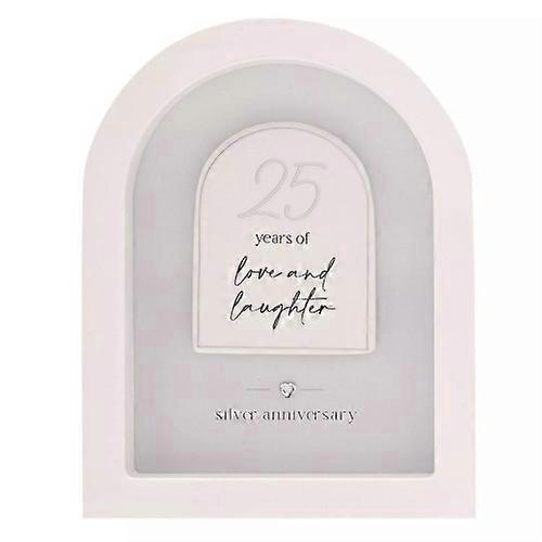 Amore Arch Plaque 18cm - 25 Years