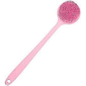Back Scrubber for Shower Soft Silicone Bath Body Brush with Long Handle