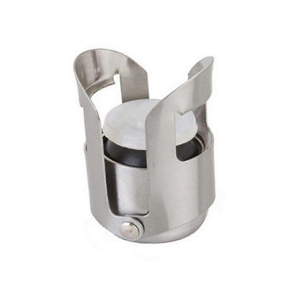Ing Plug Corks Reusable Reverse Button Silver Champagne Stopper(silver)(1pcs)