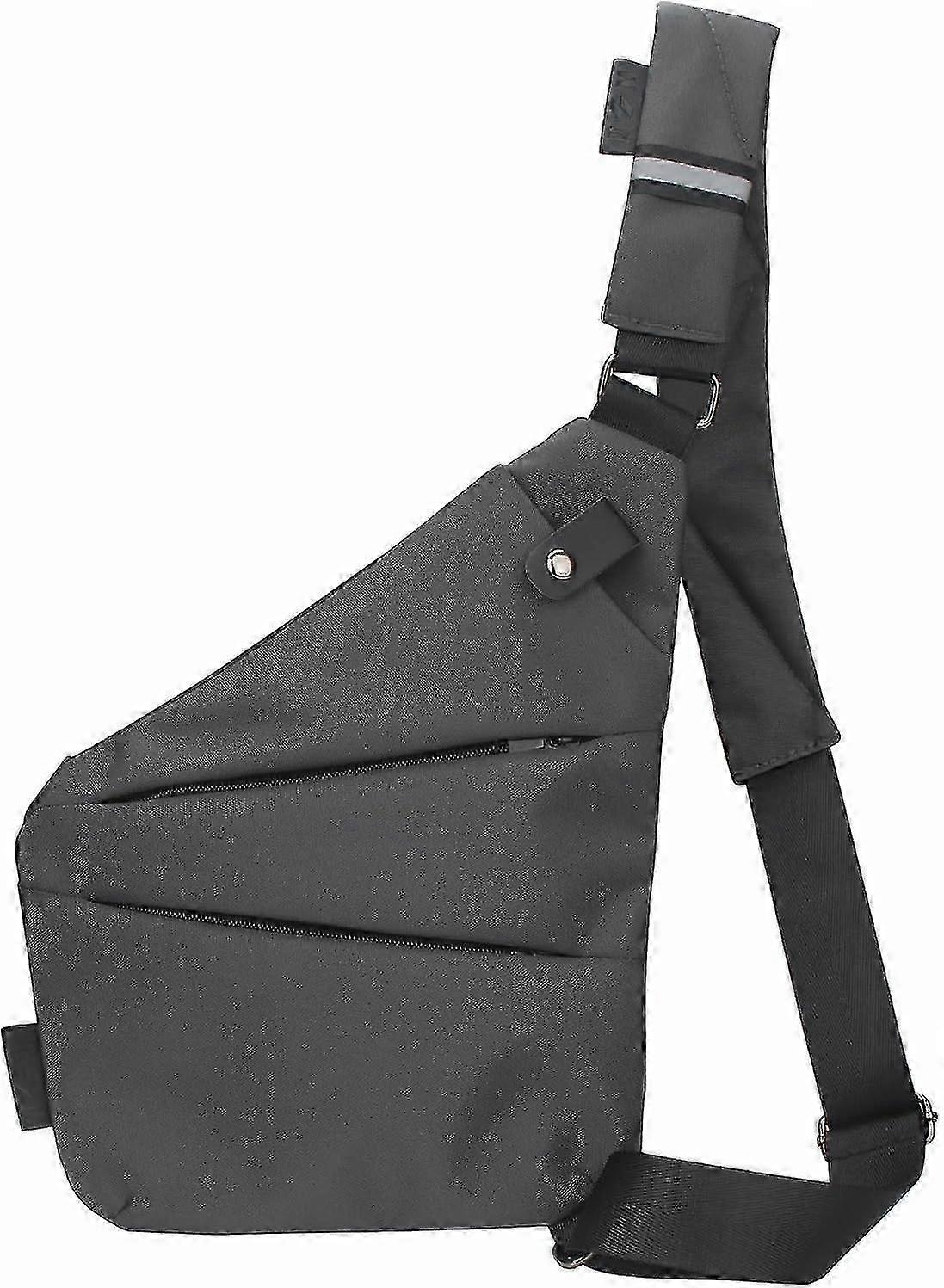 Secure Crossbody Bag with Adjustable Strap for Men and Women, Travel-Friendly Sling Design