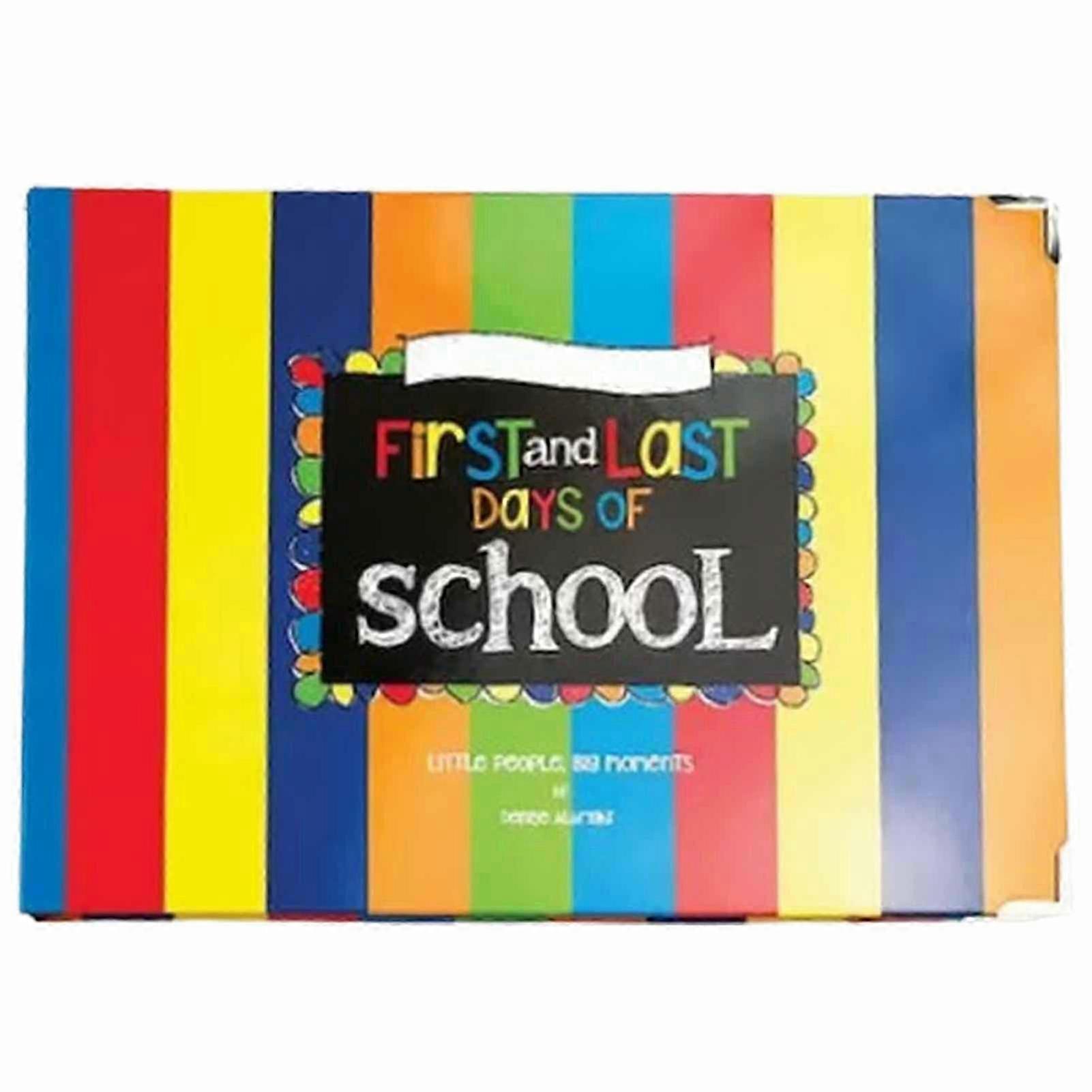 Class Keepers Album with First Last Day of School Photo Signs Birthday Present