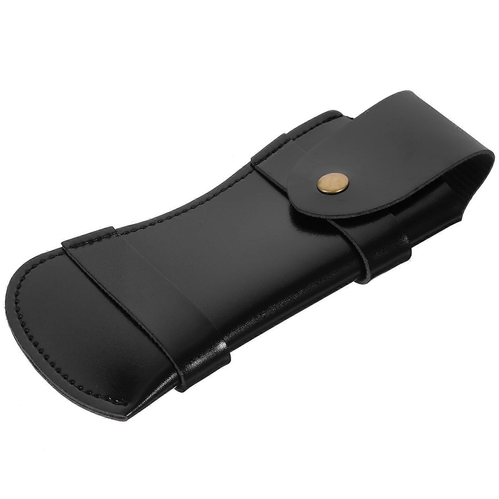 Cover PU Chef Sheath for Protective 3Pcs Black Sleeve