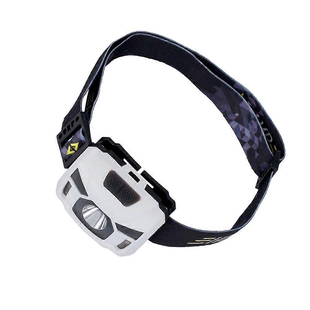 Headlamp Flashlight LED Torch for Outdoor Lighting White USB Charging