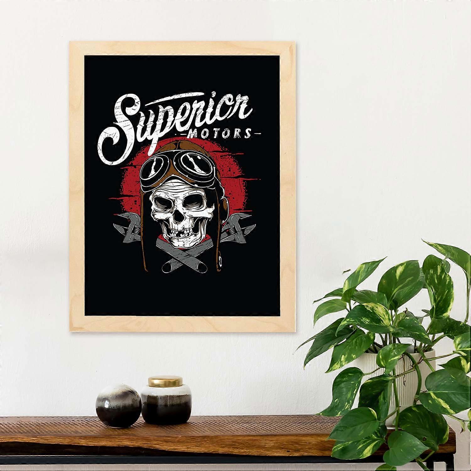 Feuille de moteur décorative