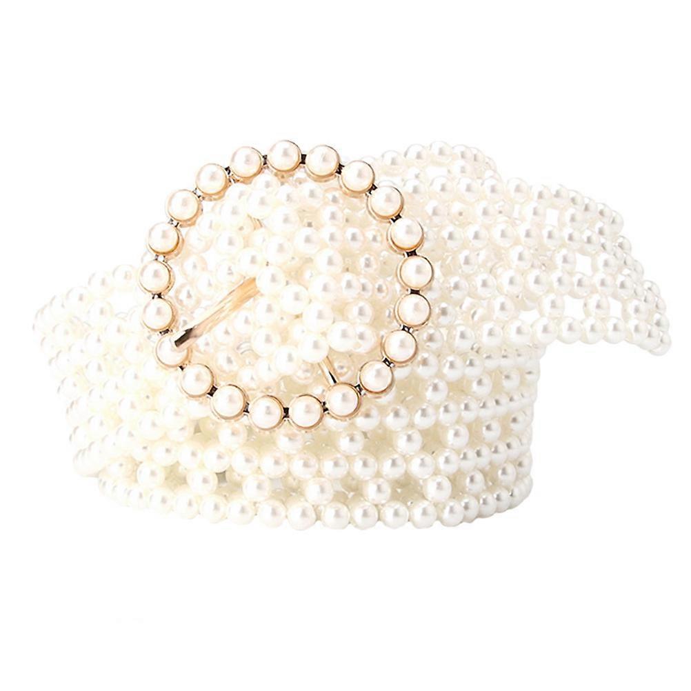 Pearl Waist Chain for Decoration 1Pcs Luxury Fashion Waist Chain Beige Color