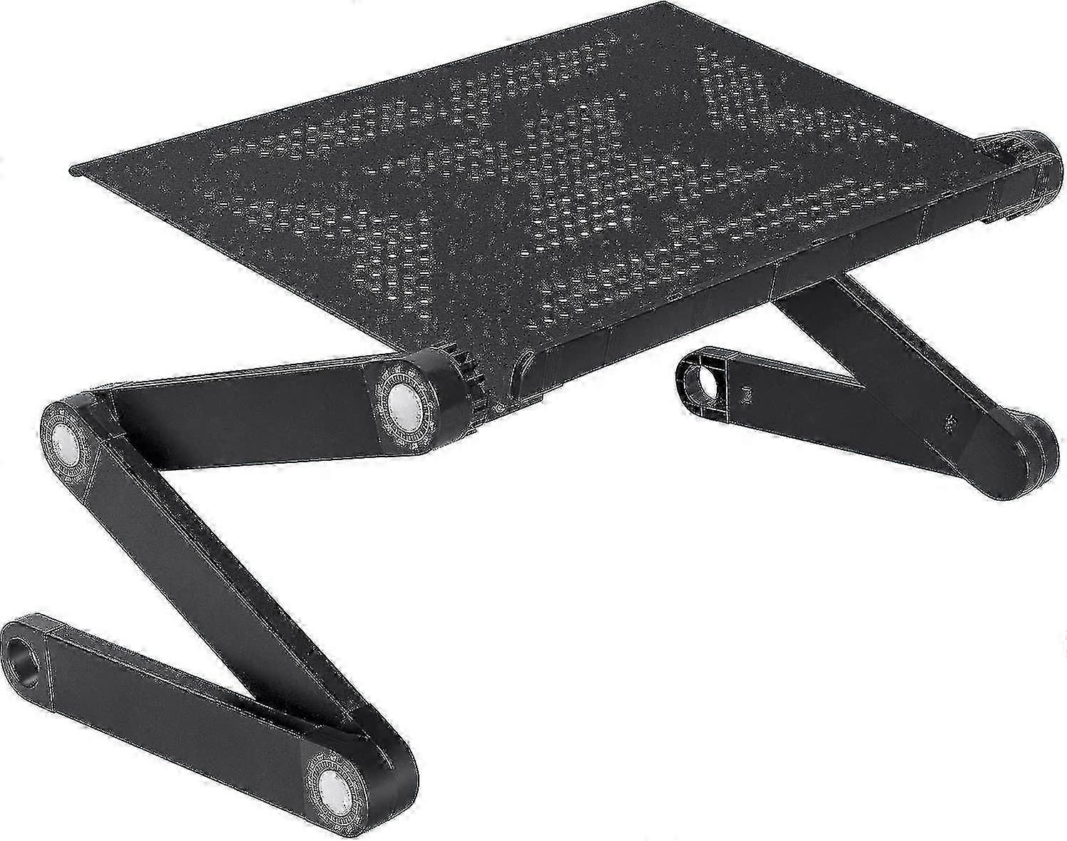 Folding Laptop Bed Table - Tablet And Laptop Stand - Design Reading Table For Bed Armchair And Sofa - Ergonomic Versatile Adjustable - Lightweight Alu