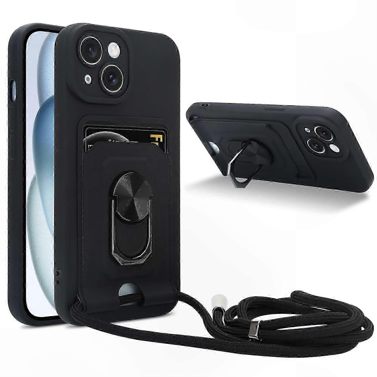 Protective Case with Chain and Stand Function for 15