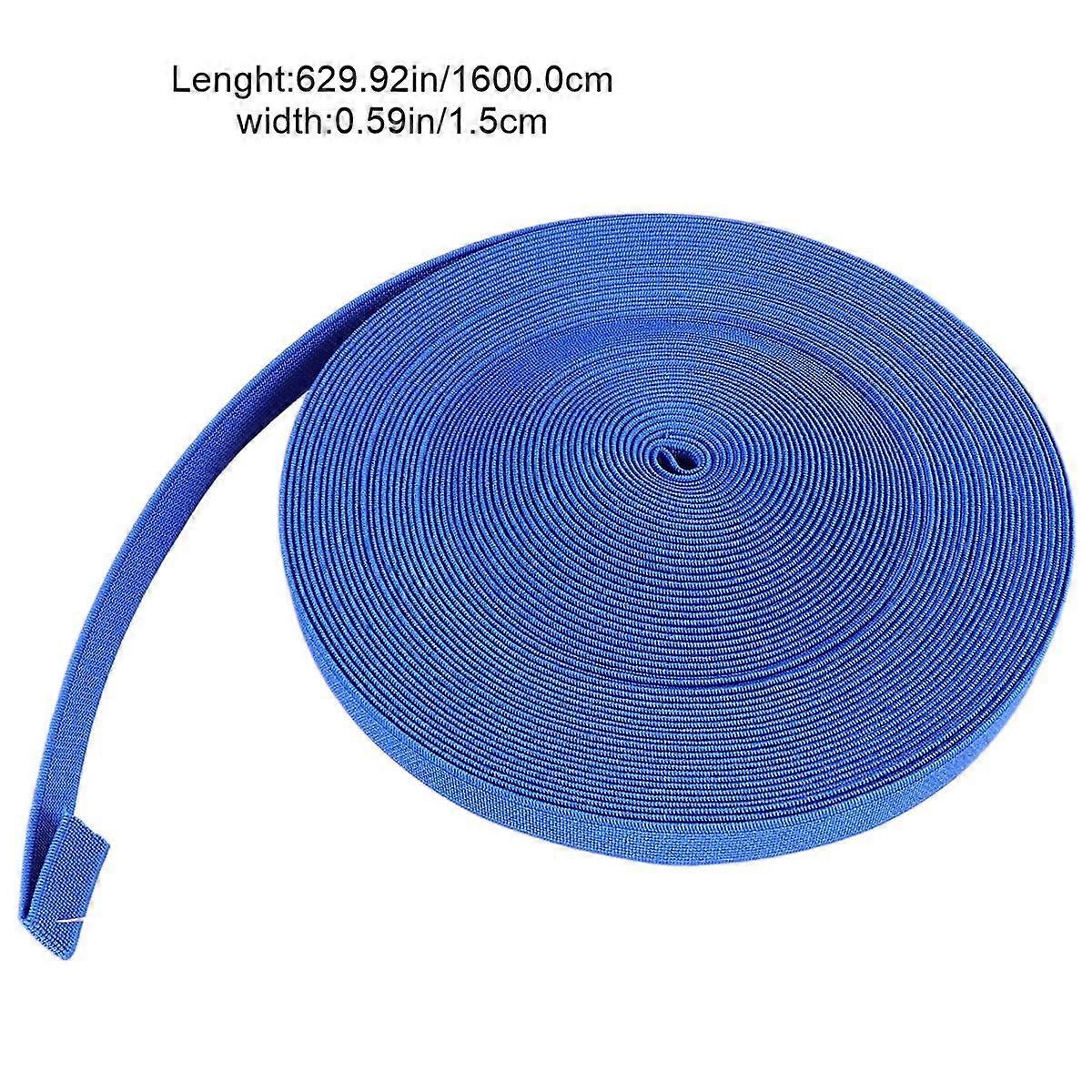 Shoes Elastic Band for Shoes Thickened Plain Elastic Band 1 Roll Blue