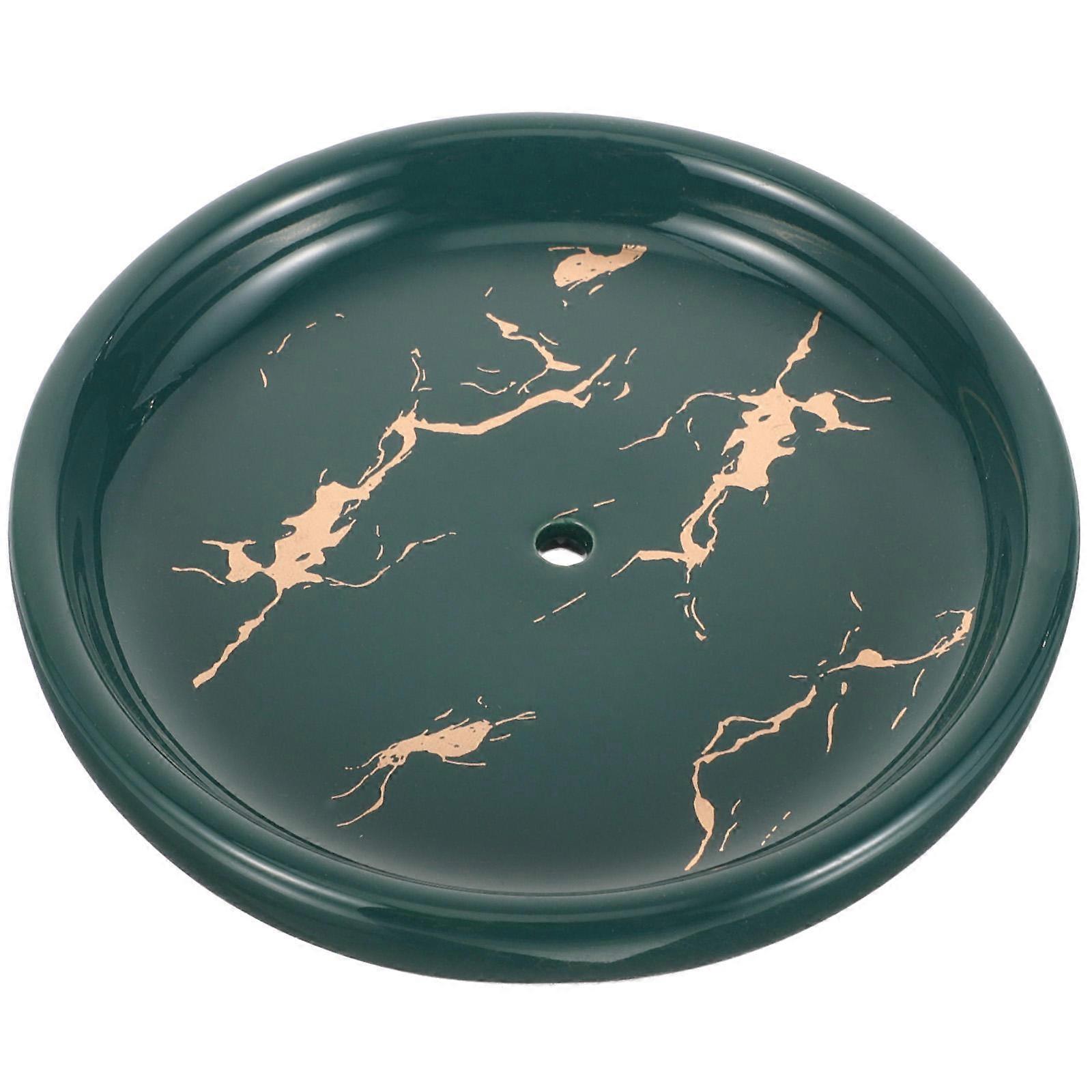 Soap Dish Decorative Multifunctional Drain Dish 3Pcs for Bathroom Storage