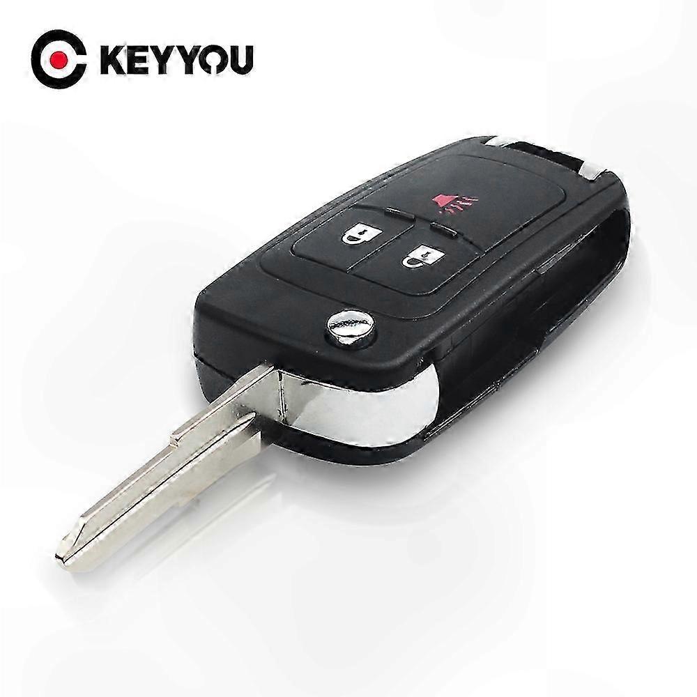 Replacement Key Fob Shell with 3/2+1 Buttons for Compact Car Remote 2012-2016