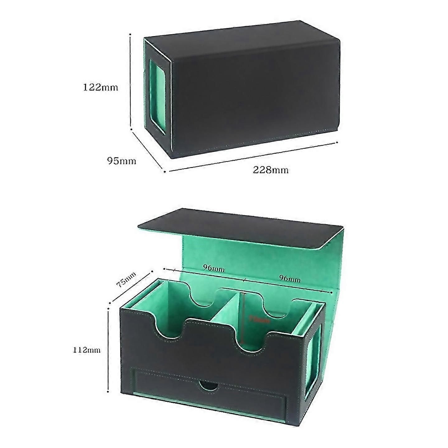 For Portable Game Magnetic Card Storage Box Drawer Storage Box