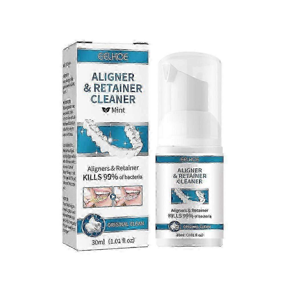 Denture-whitening Cleaner with 360 Degree All Round Cleaning False Tooth Cleaning Agents For Invisaligns Aligners Care