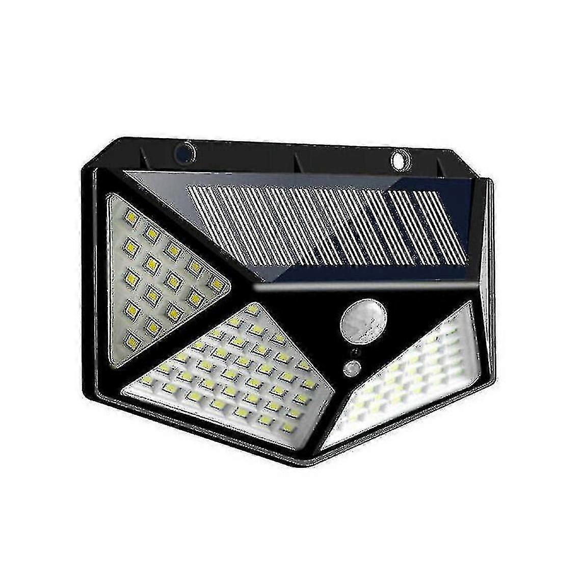 100 Led Solar Powered Ir Motion Sensor Outdoor Garden Wall Light