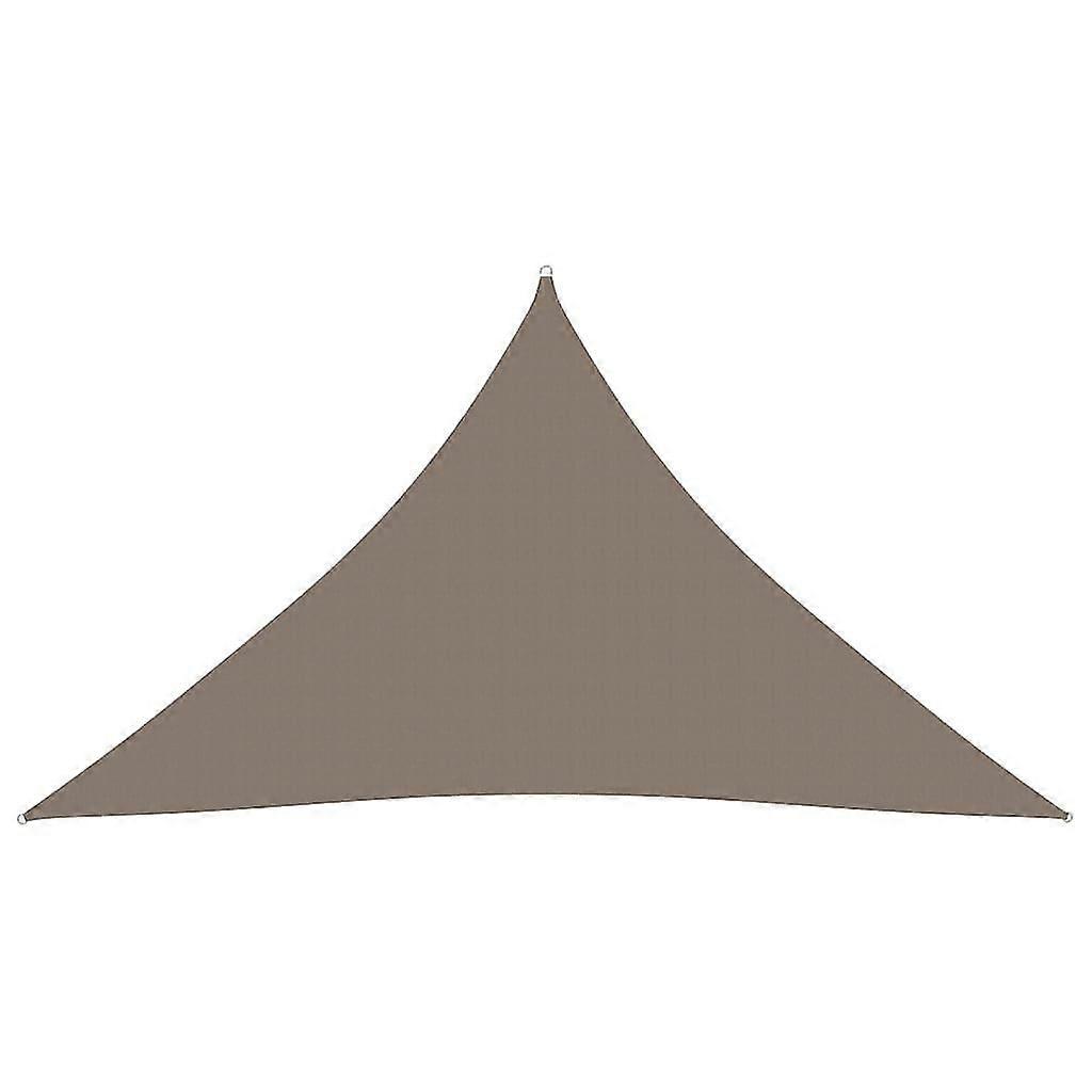 Sunshade Sail Oxford Fabric Triangular 4x4x5.8 M Taupe
