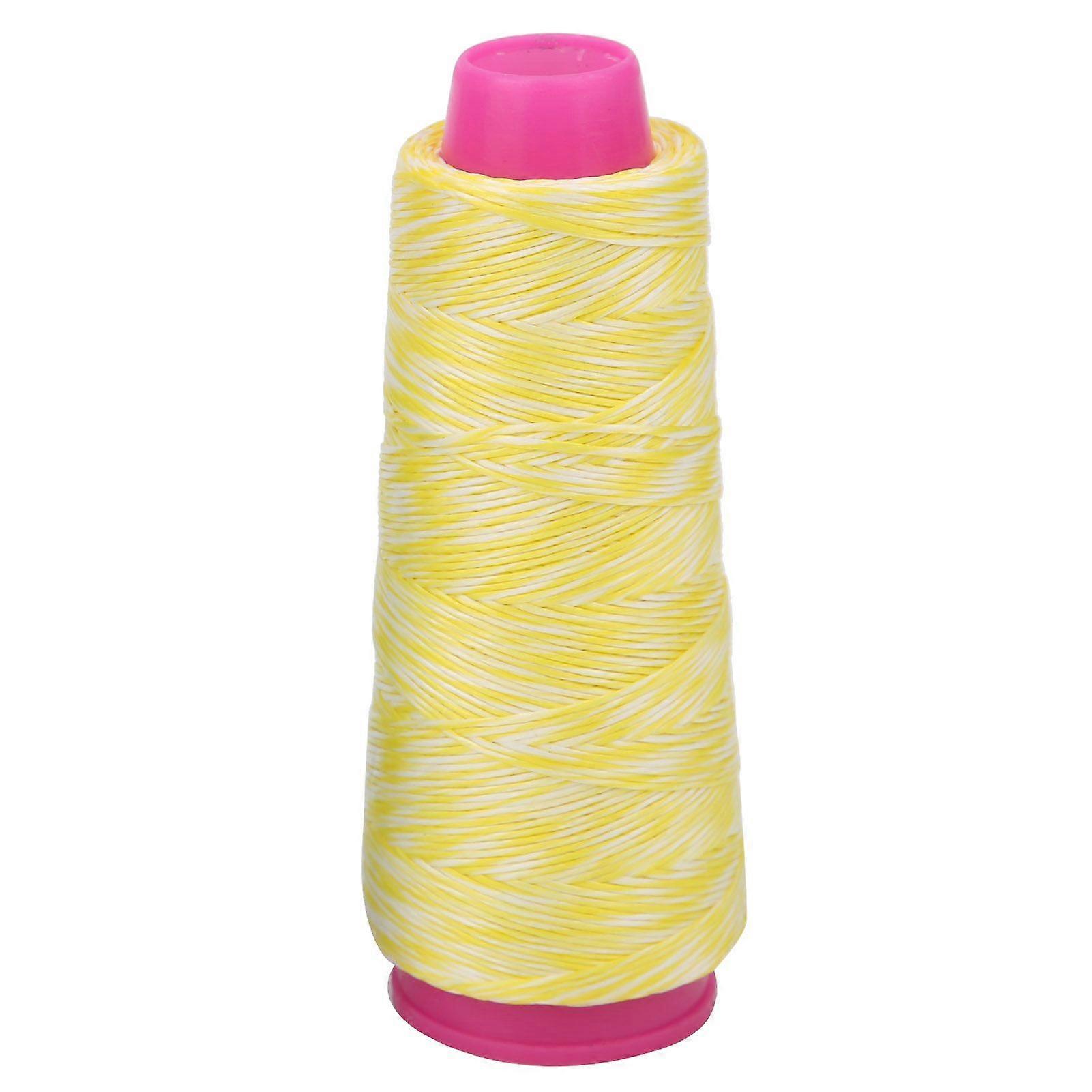 Boogschieten Bowstring Materiaal 110m/360ft Draad Bow String die Recurve Samengesteld TouwGeel en Wit maken