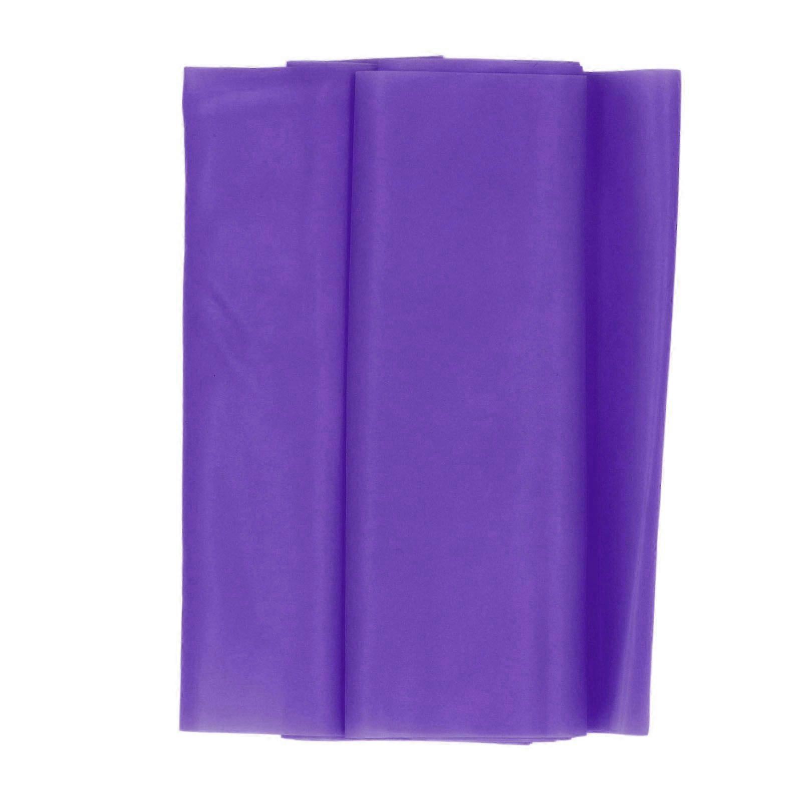 Bow Training Band Elastic Rubber Archery Stretch Resistance Band for Strength Training Physical Exercise Purple 30lbs