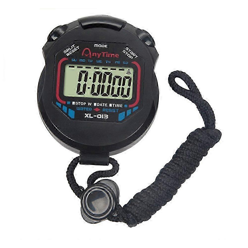 Handheld Stopwatch Digital Chronograph Sport Counter Lap Timer Stop Watch Clock