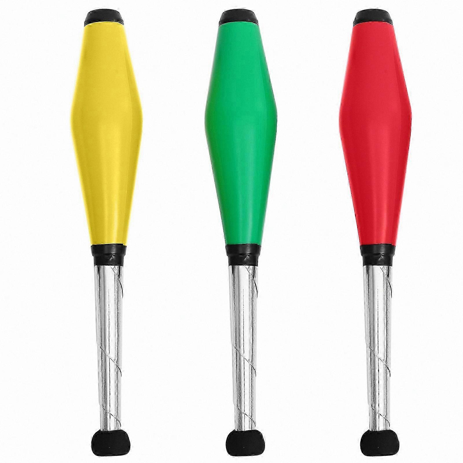 Beginner Juggling Sticks 3-Pack for Kids - Assorted Colors - Skill Development Toys