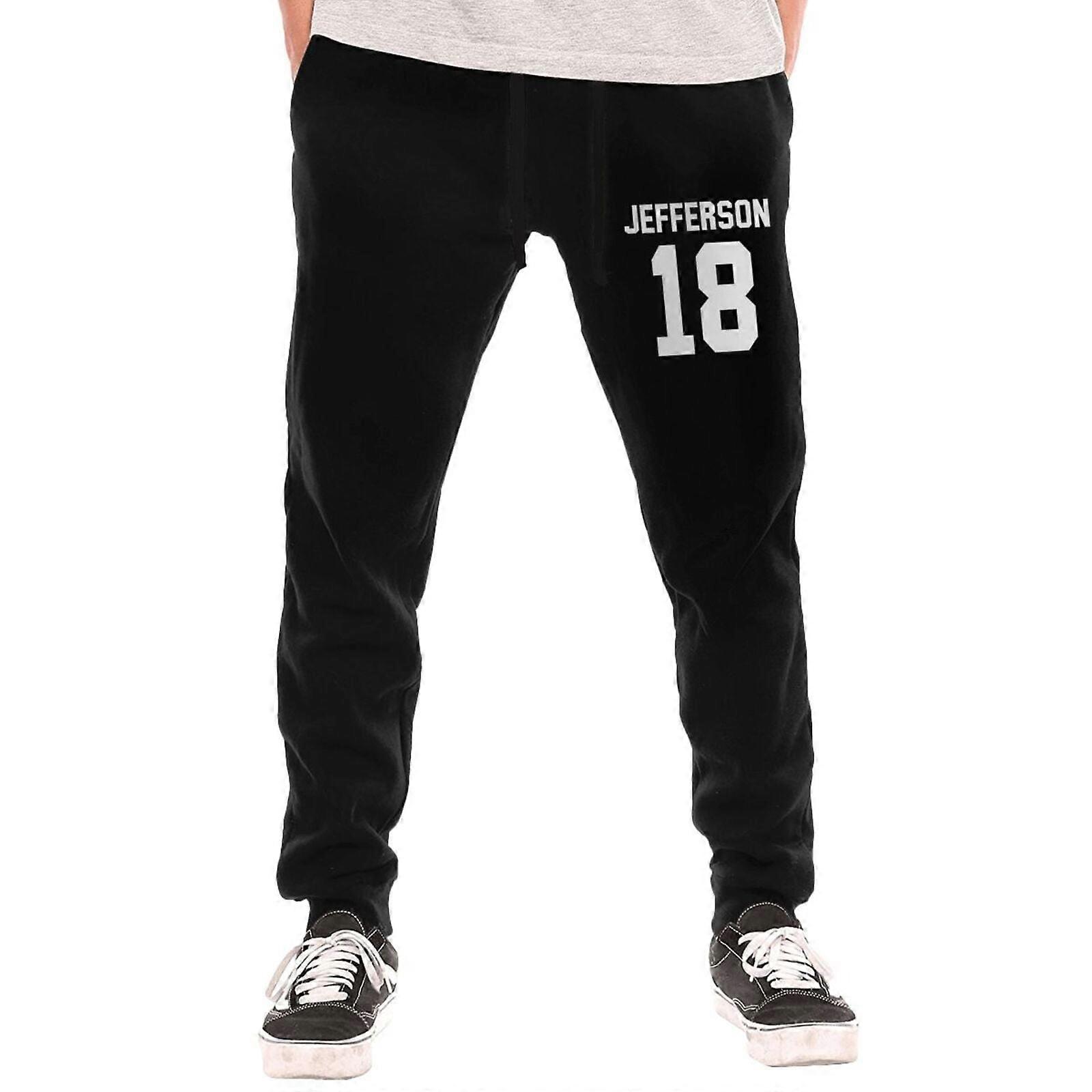 Vikings Football team men's long sweatpants boys' pure cotton casual sweatpants youth sports trousers men's bottoms contain fleece not easy to deform