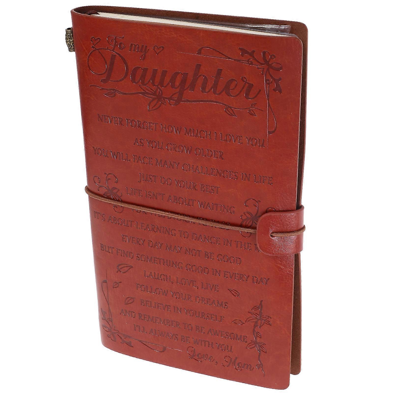 Brown Journal Book for Office Use with 3Pcs Planning Notepad