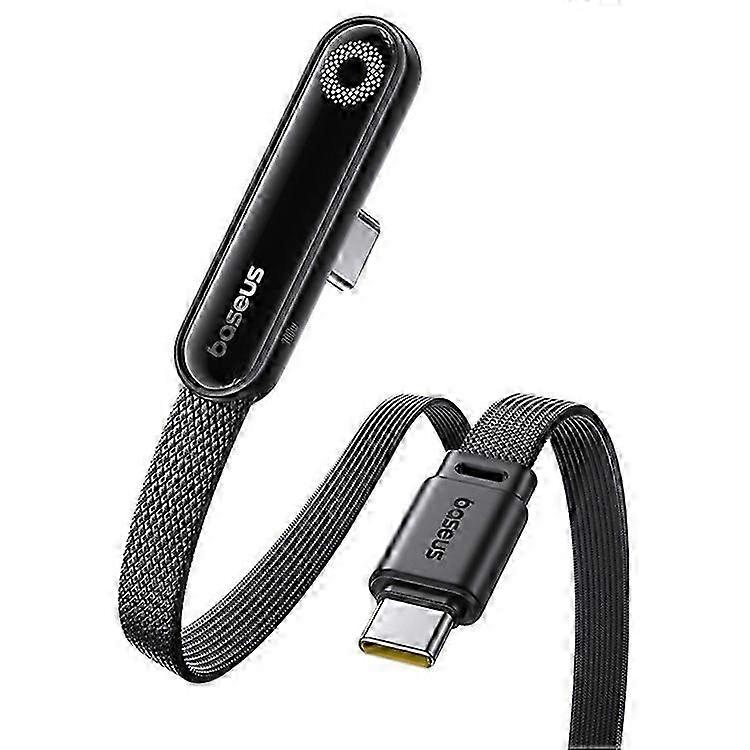 BASEUS MVP 3 1m 100W Fast Charging Type-C to Type-C 90 Degree Elbow Nylon Braided Data Cable