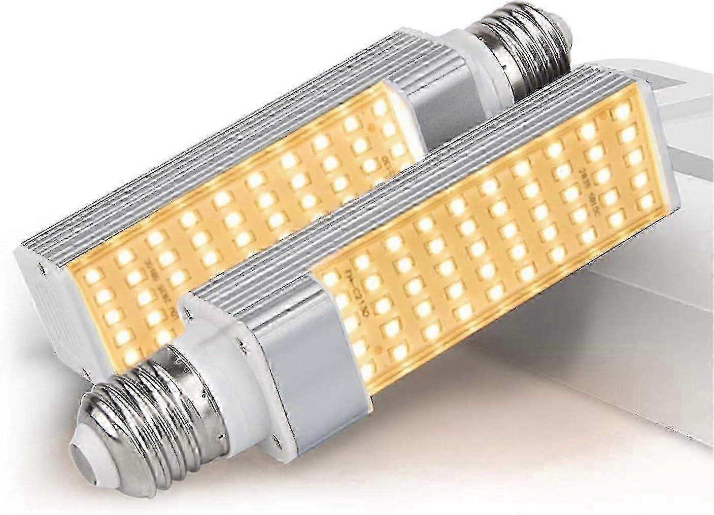 2024 New 50W LED Grow Light Bulbs, 2 PCS E27 Replaceable Plant Bulbs, Full Spectrum Plant Grow Lamp
