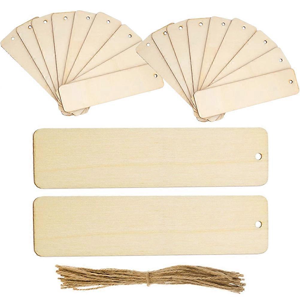 Wooden Bookmarks for DIY 3Sets of Craft Making Unfinished Bookmarks