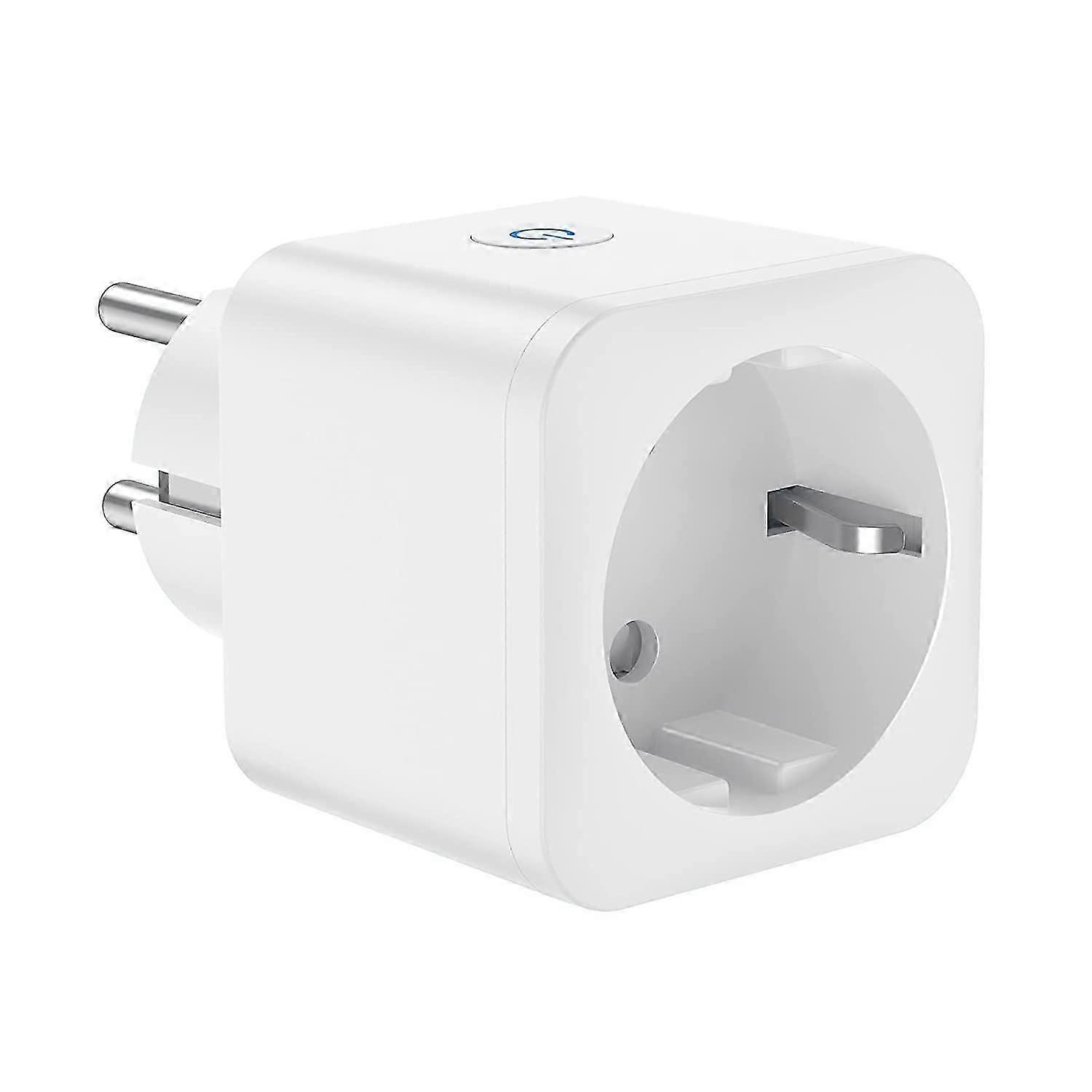 WiFi-Steckdose, 16A 3680W Smart Timer-Steckdose, Alexa Google Home Kompatibel mit Sprachsteuerung und Fernbedienung