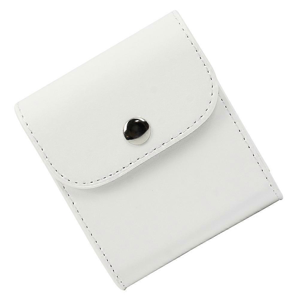 PU Portable Photo Case For Instant Camera Photography Enthusiasts In White Color With 10x4cm Size And Storage Functionality For 1Pcs