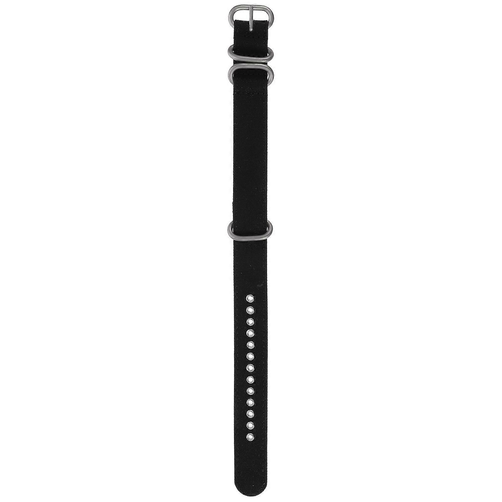Wristwatch Band 2Pcs Canvas Accessory with Durable 304 Buckle