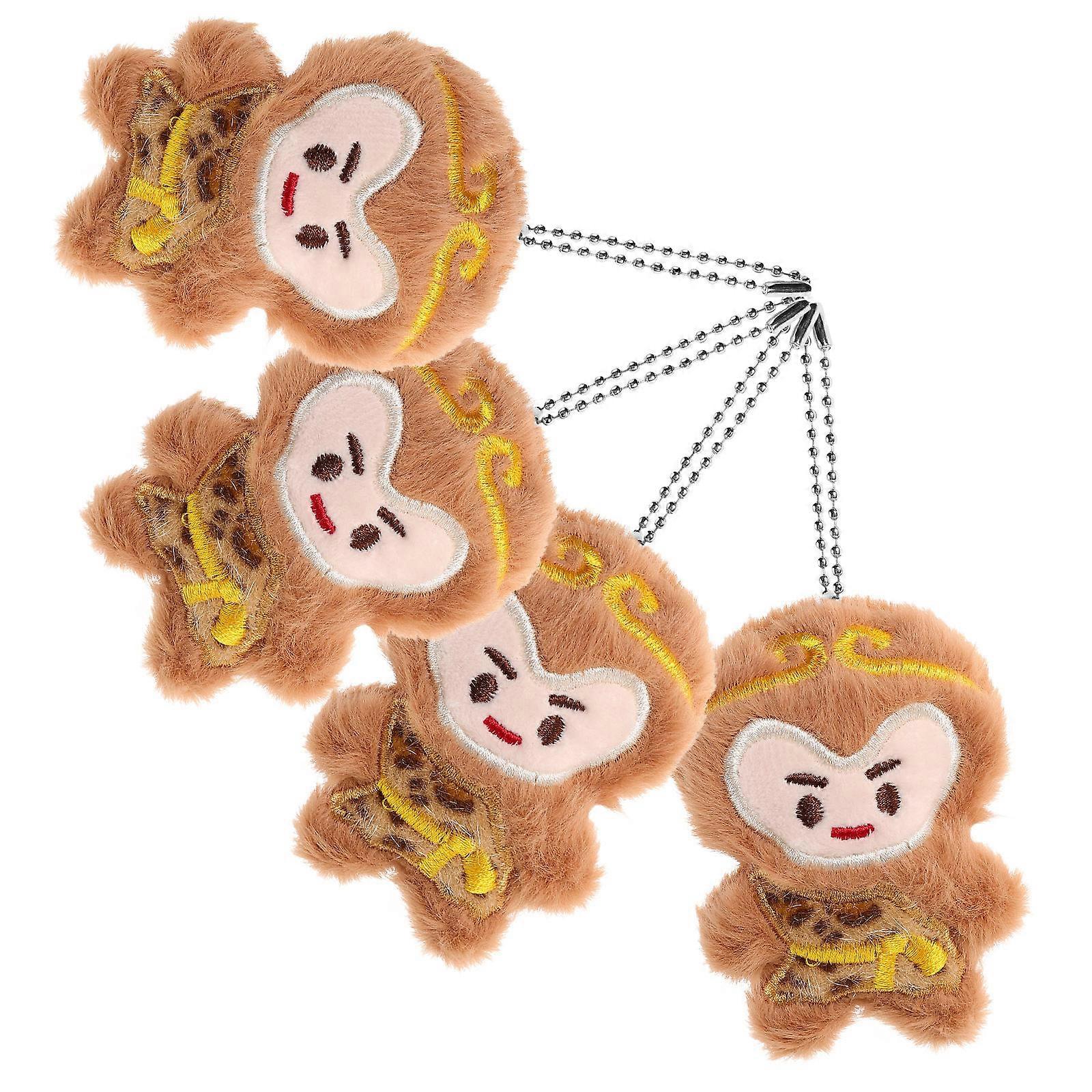 Plush Monkey Hanging Decoration Pendant for Decoration 20Pcs Backpack Charm
