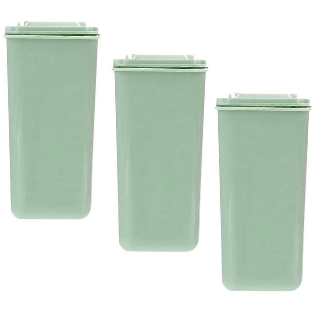 Convenient Desktop Waste Container 12 Pcs Made Of PP Lightweight Light Green Suitable For Study Room Offering Trash Storage And Simple Design