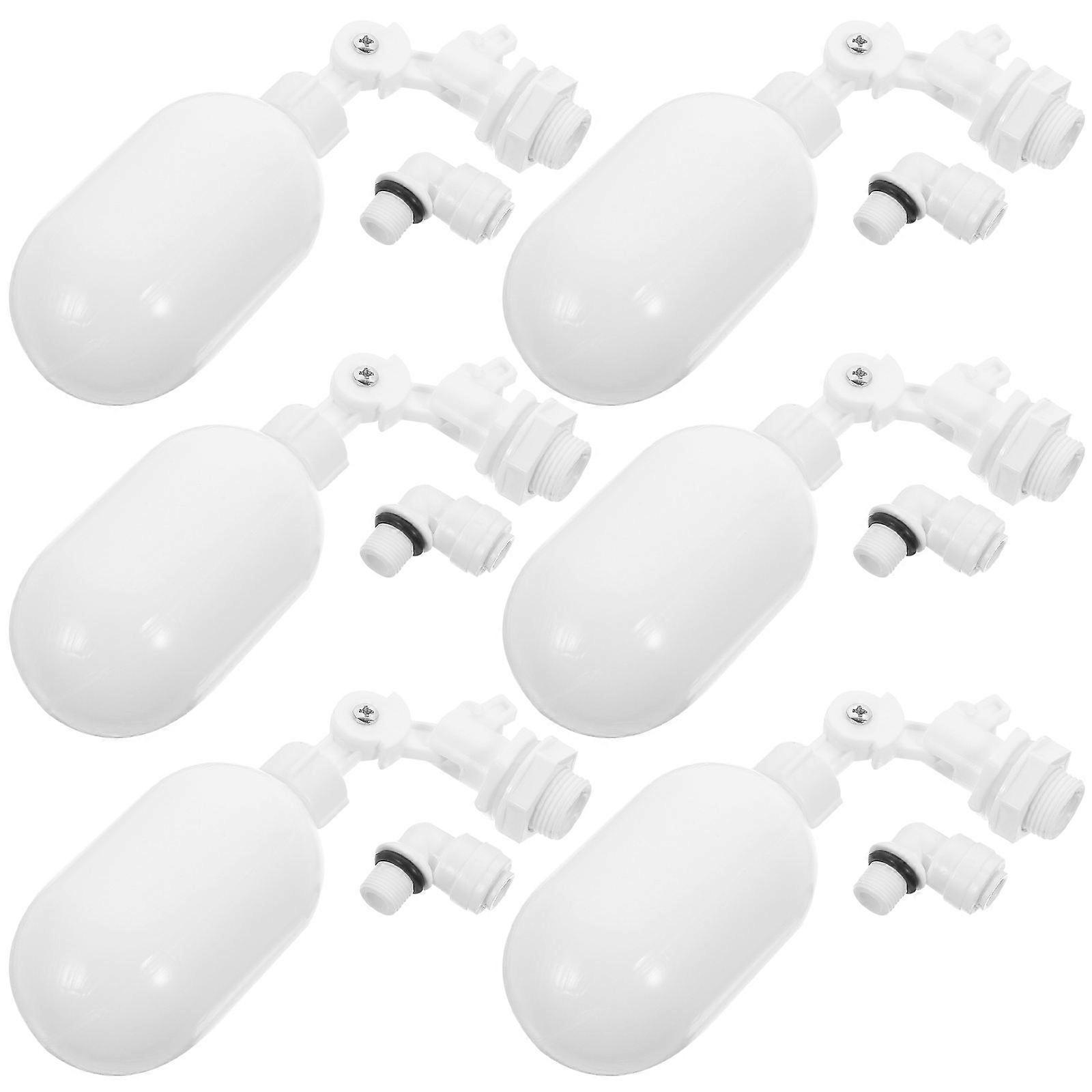 Float Valves Mini Plastic Water Controller for Tank Use 5Sets