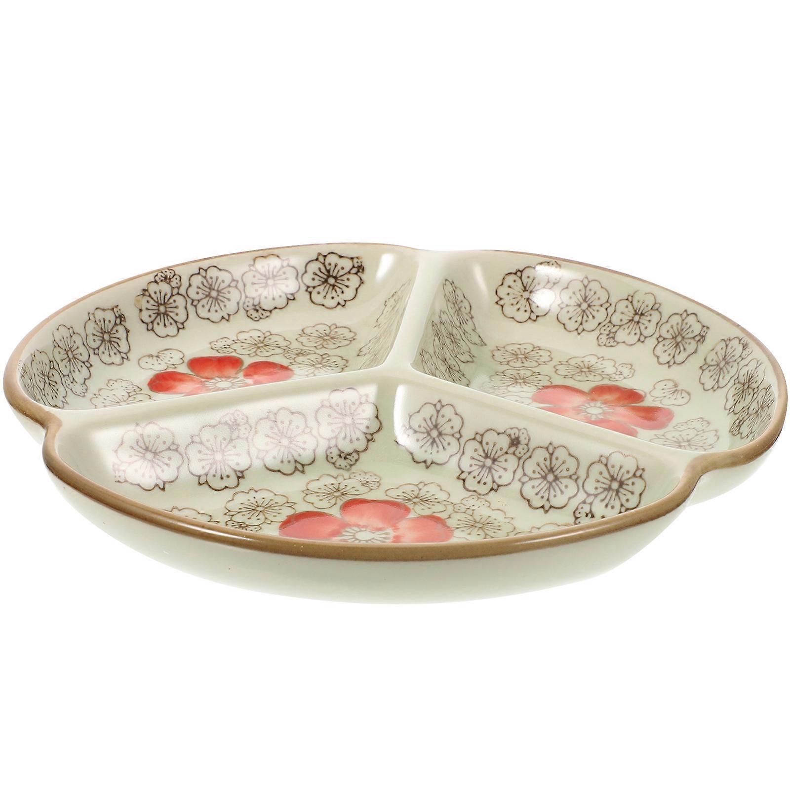 Multi Multi-Function Food Serving Plate for Kitchen 3Pcs Portion Control