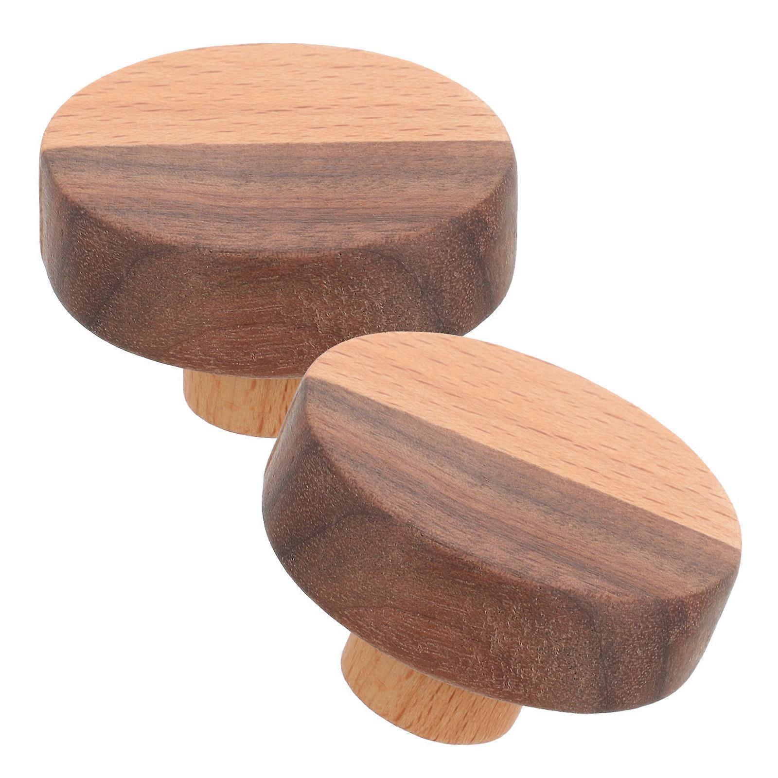 Drawer Knobs Wood Knobs for Cabinet Pulls 4Pcs Collection