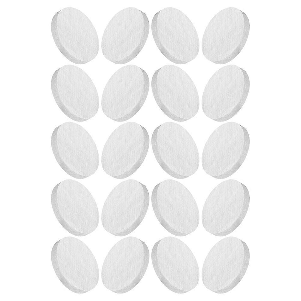 80Pcs Ceramic Wool Wick for Tabletop Fire Pit Fuel Cotton Core White