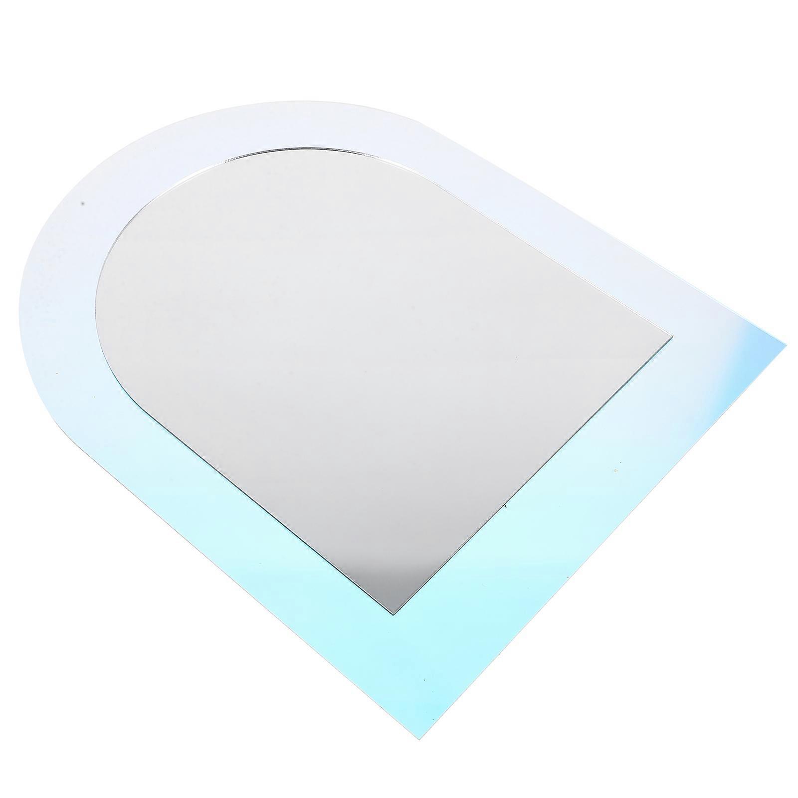 4Pcs Arch Wall Mounted Mirror for Makeup Use Acrylic Wall Decor