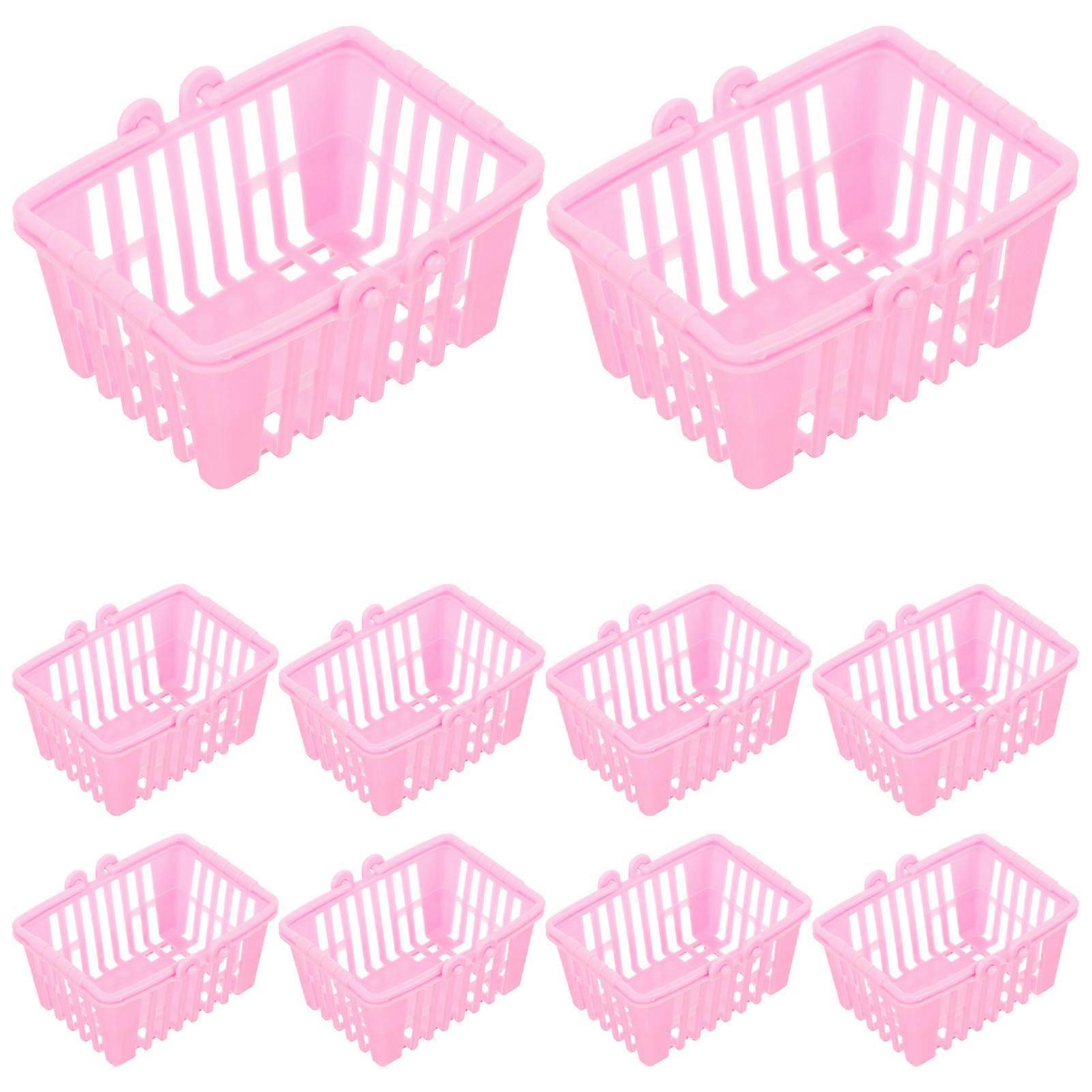 Miniature Storage Basket 40 Pcs Ideal For Children DIY Models Compact Size Micro Landscape Decoration