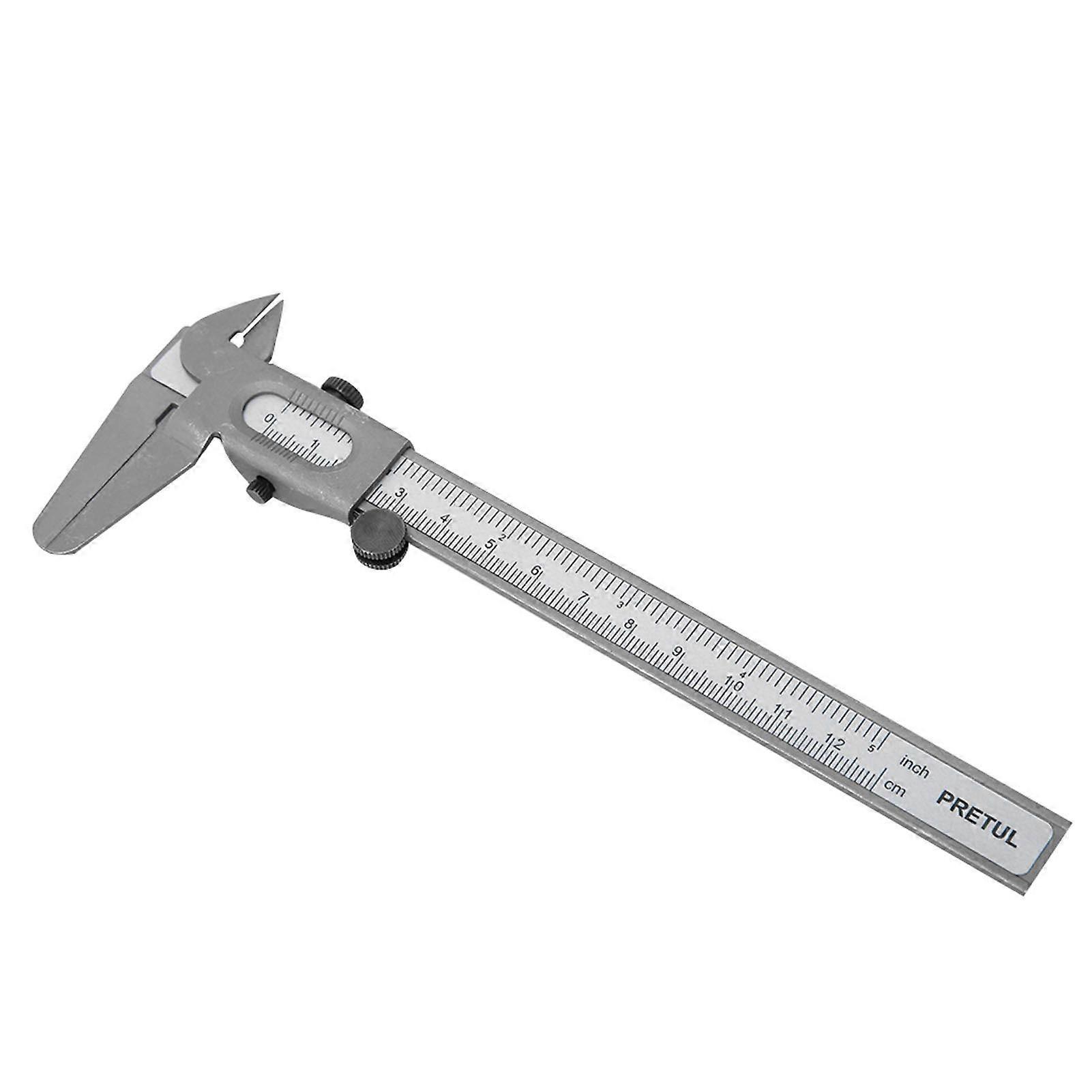 Hochpräziser Messschieber aus Metall, manuelle Messschieber, Mikrometerlineal (5 Zoll)