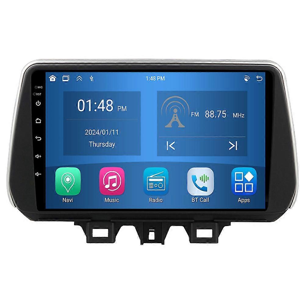 Autoradio Android 4G + 64G pour Hyundai Tucson IX35 (2018, 2019, 2020), Navigation GPS, Bluetooth, 2 DIN, lecteur multimédia, CarPlay, stéréo, vidéo