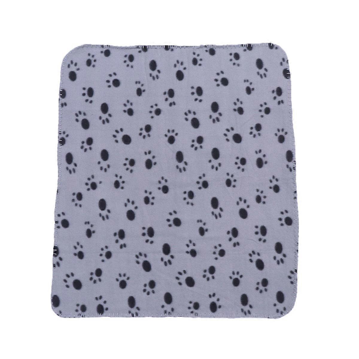 Pets Warm Blanket Dog Claw Pattern for Grey Color