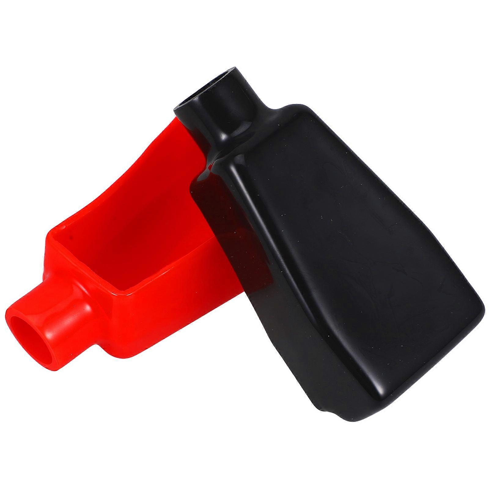 Battery Terminal Protector Kit PVC Covers for 2Pairs Battery