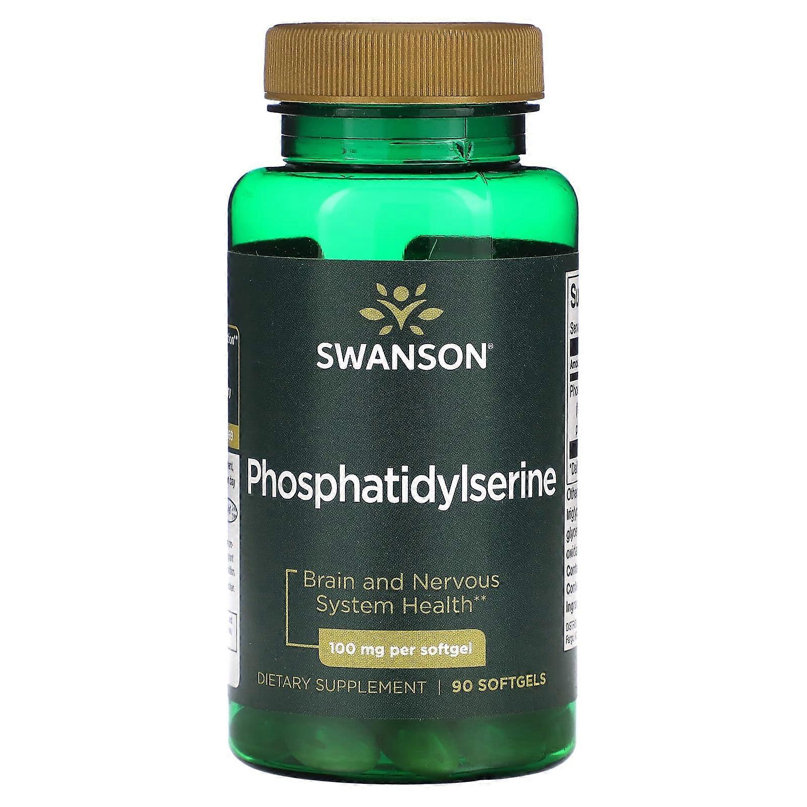 Phosphatidylserine, 100 mg, 90 Softgels